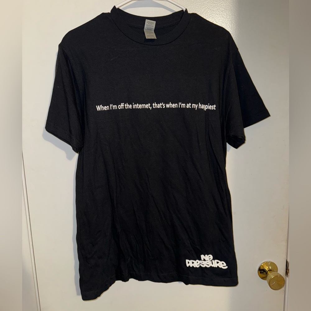 NWOT Logic No Pressure T-Shirt.